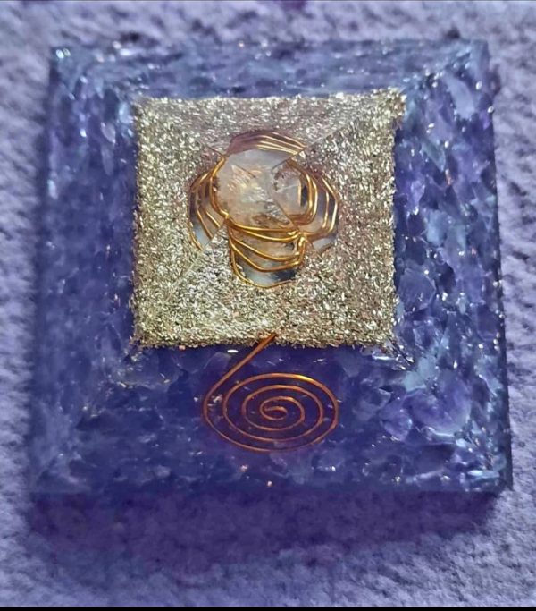 Large Amethyst Orgone Pyramid Crystal